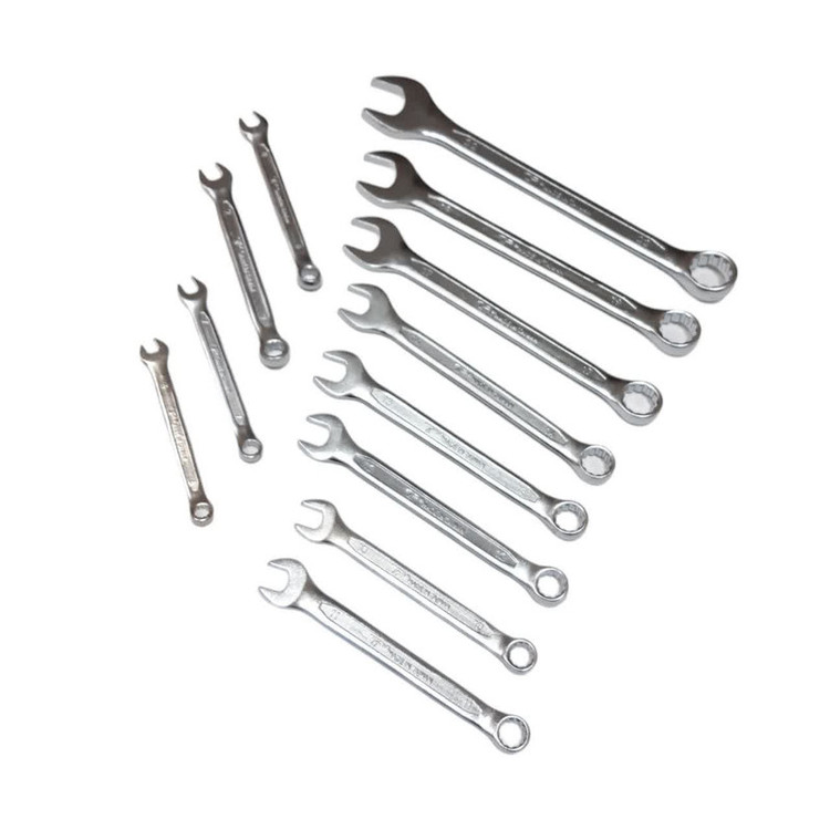 آچار یکسر تخت و یکسر رینگی پرفکت تولز مدل UY211295 مجموعه 12 عددی