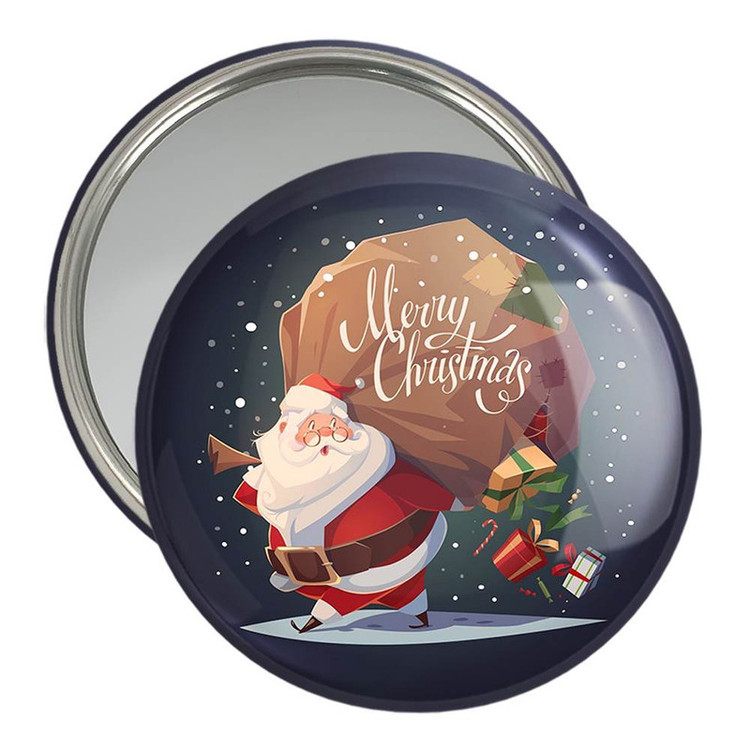 آینه جیبی خندالو مدل کریسمس Christmas کد 22163