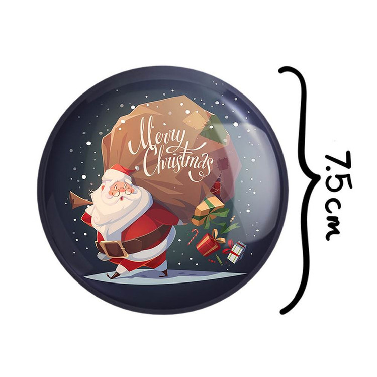آینه جیبی خندالو مدل کریسمس Christmas کد 22163
