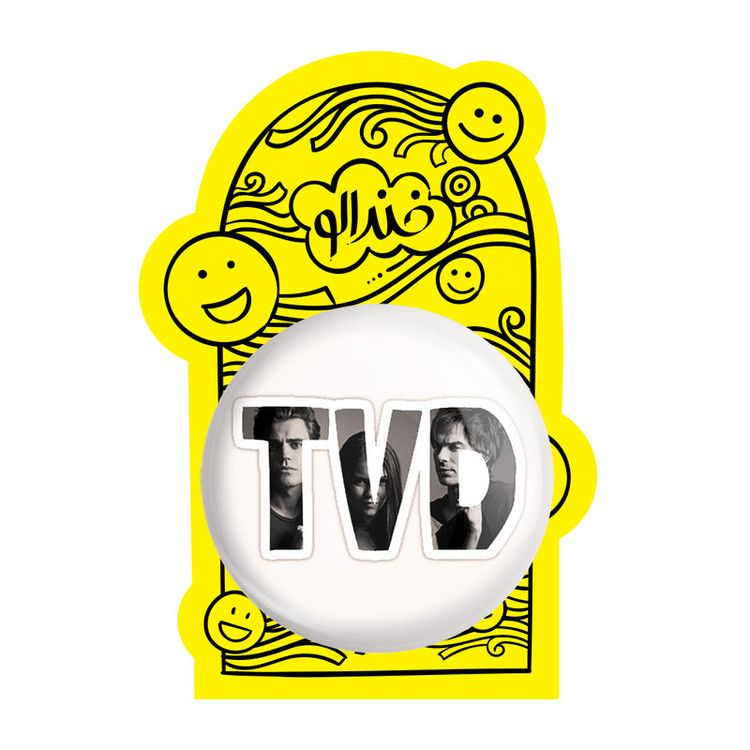 آینه جیبی خندالو مدل خاطرات یک خون آشام The Vampire Diaries کد 20244
