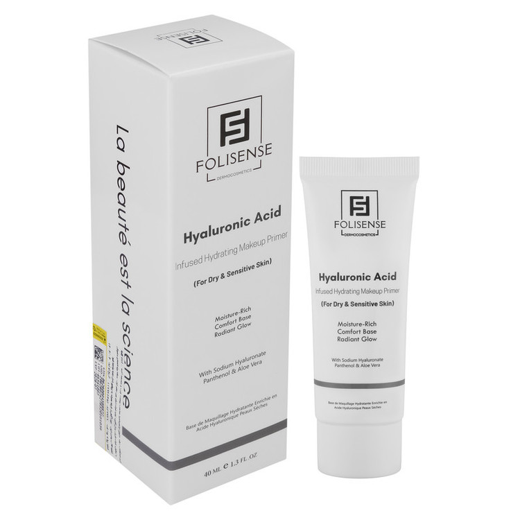پرایمر صورت فولیسنس مدل Hyaluronic Acid مناسب برای پوست انواع پوست حجم 40 میلیلیتر