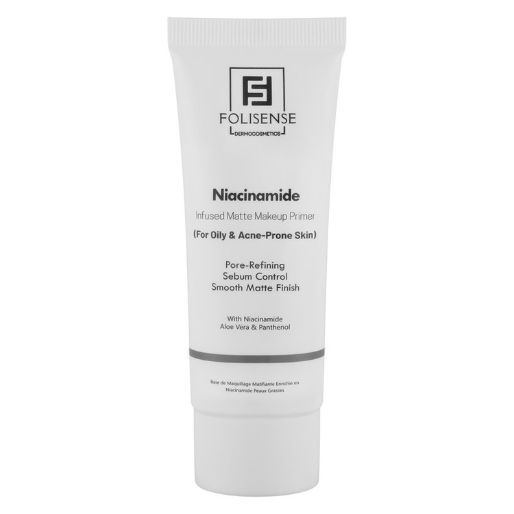 پرایمر صورت فولیسنس مدل niacinamide مناسب برای انواع پوست حجم 40 میلیلیتر