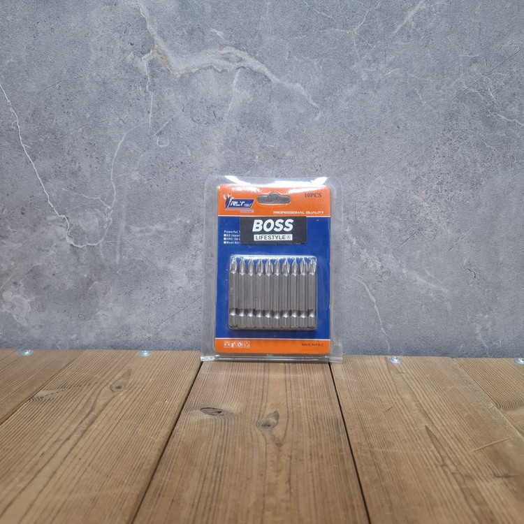 سری پیچ گوشتی یک سر چهارسو باس مدل 10PCS بسته 10 عددی