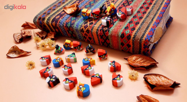 پاک کن طرح انگری بردز اسپیس کد 3435 بسته 20 عددی