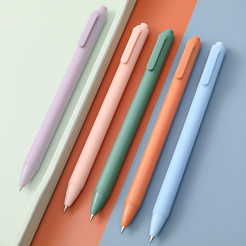 خودکار 0.5 میلی متری مدل Macaron solid color بسته 5 عددی