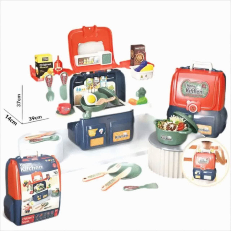 ست اسباب بازی آشپزخانه ناب سل مدل کوله پشتی 42 تکه Children’s House Home Kitchen