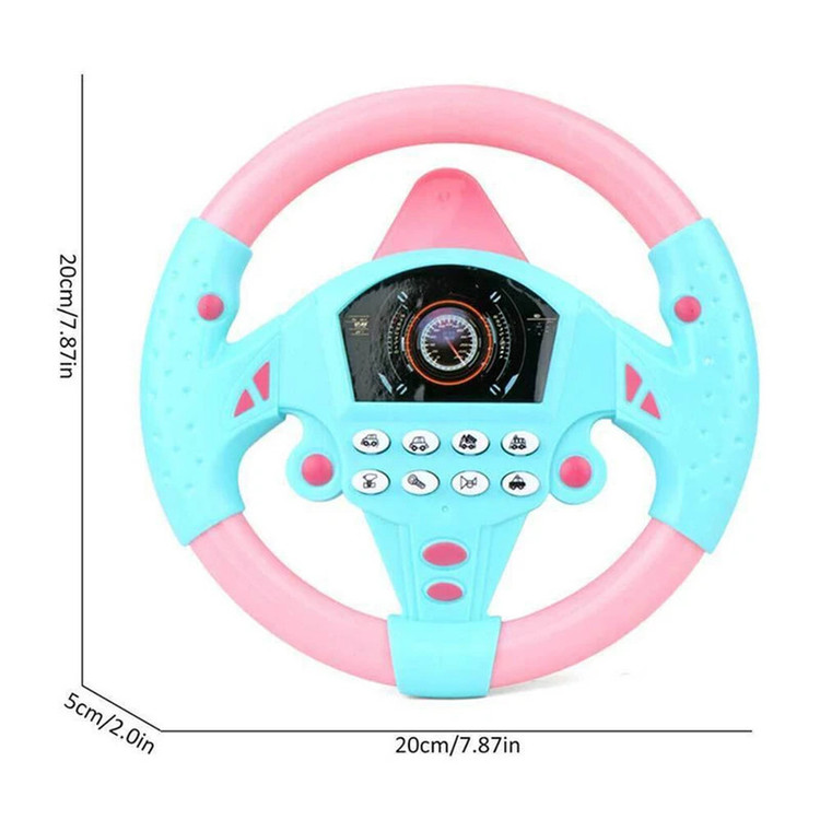 اسباب بازی ناب سل مدل فرمان ماشین داشبوردی موزیکال Musical steering wheel