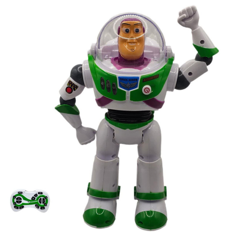 اسباب بازی ناب سل مدل ربات کنترلی بازلایتر شارژی موزیکال کد Rechargeable musical remote control buzz lightyear tooy stooy5 با قابلیت راه رفتن و انجام حرکات نمایشی