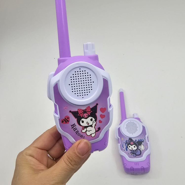 اسباب بازی ناب سل مدل بیسیم کرومی WALKIE TALKIE KUROMI مجموعه دو عددی