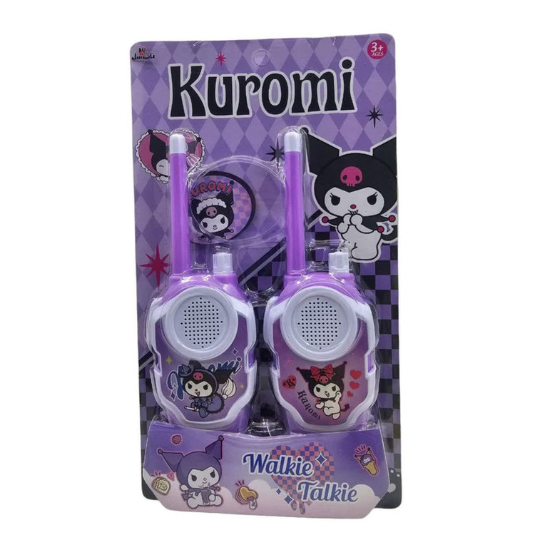 اسباب بازی ناب سل مدل بیسیم کرومی WALKIE TALKIE KUROMI مجموعه دو عددی