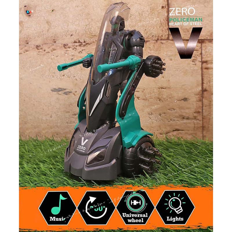 اسباب بازی مدل پلیس خوشتیپ طرح موزیکال و چراغدار کد LD-163A