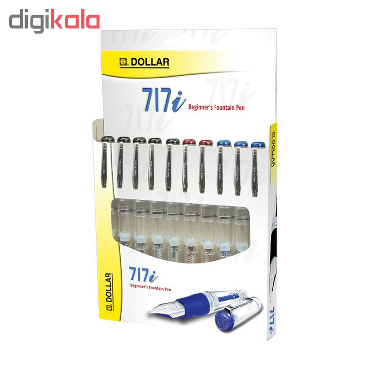 خودنویس دلار شفاف مدل 717i