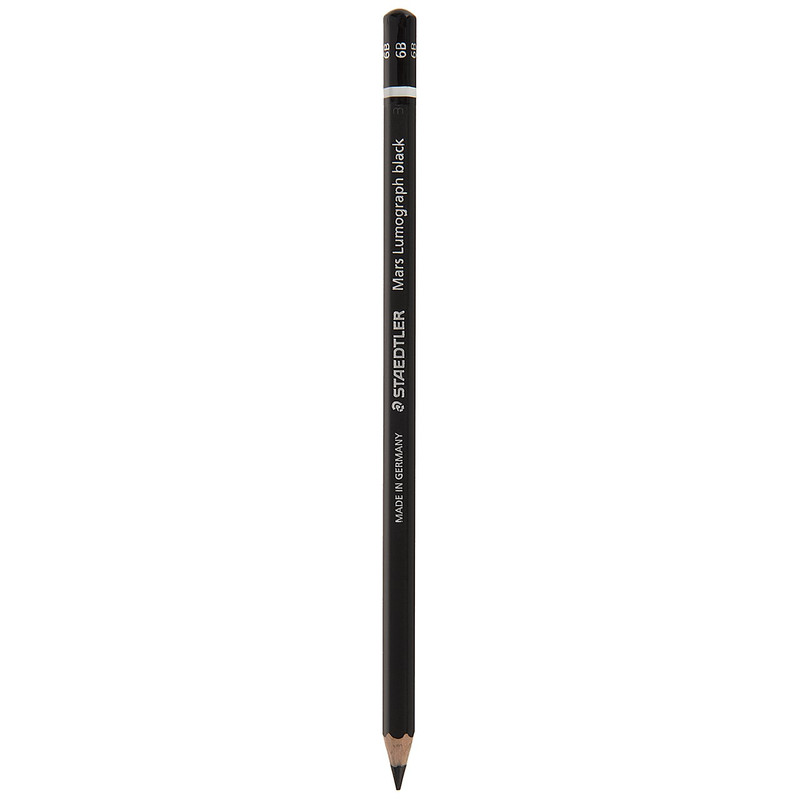 مداد طراحی استدلر مدل Mars Lumograph Black با درجه سختی 6B