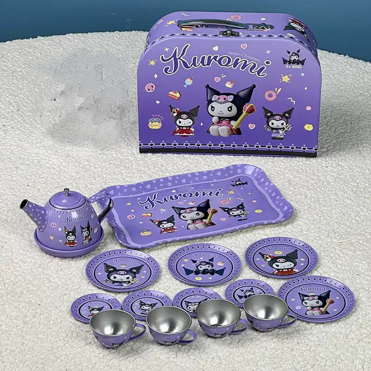 ست 15 تکه اسباب بازی چایخوری طرح کرومی کد 966-50