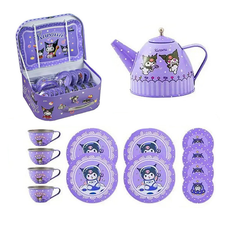 ست 15 تکه اسباب بازی چایخوری طرح کرومی کد 966-50