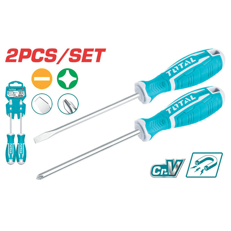 پیچ گوشتی توتال مدل THT-250201 بسته 2 عددی