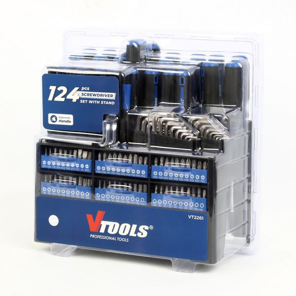 پیچ گوشتی وی تولز مدل VT2261 بسته 124 عددی