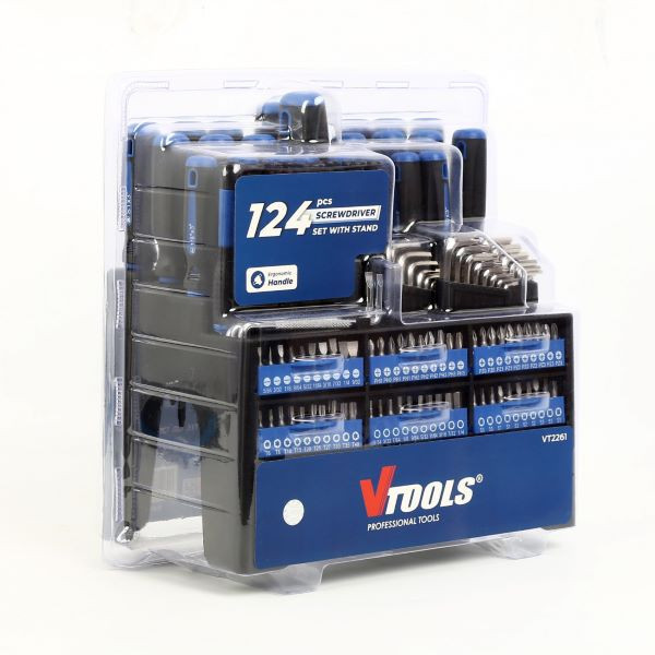 پیچ گوشتی وی تولز مدل VT2261 بسته 124 عددی