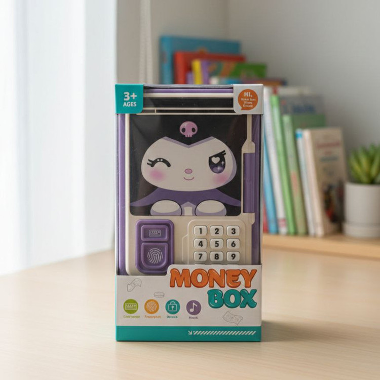 اسباب بازی مدل گاو صندوق طرح کرومی کد KUROMI SAFE BOX1