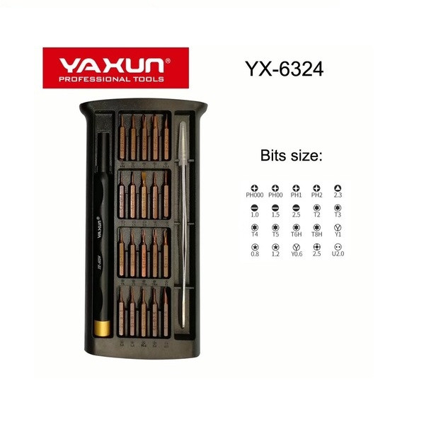 مجموعه 22 عددی پیچ گوشتی یاکسون مدل YX-6324