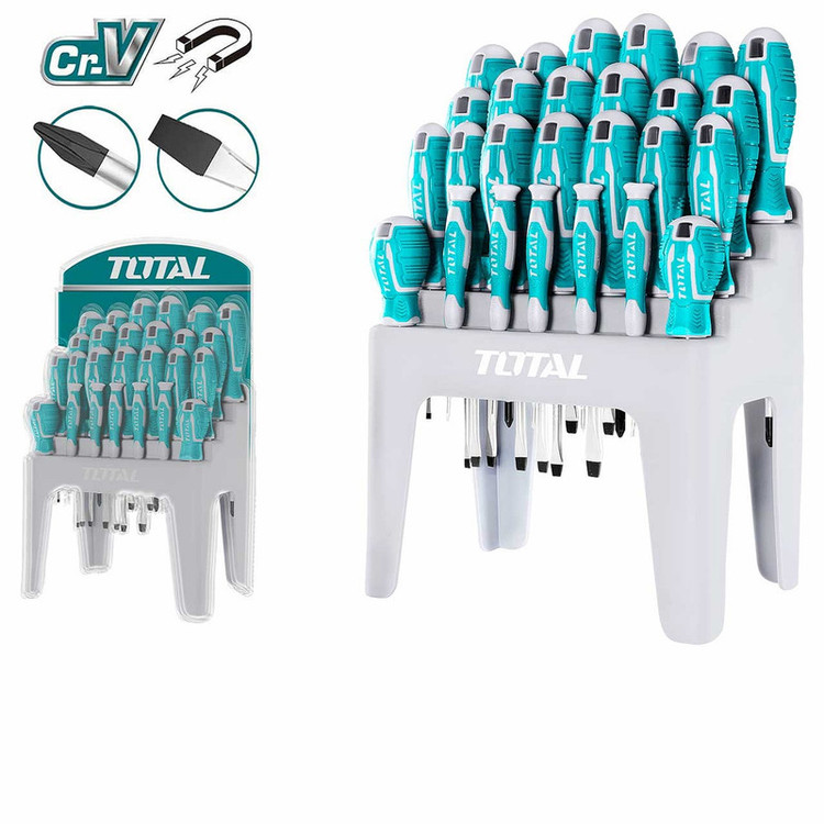 پیچ گوشتی توتال مدل THT250626مجموعه 26 عددی