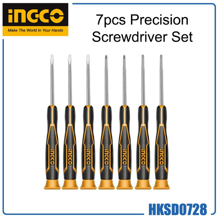 پیچ گوشتی ساعتی اینکو مدل HKSD-0718 بسته 7 عددی