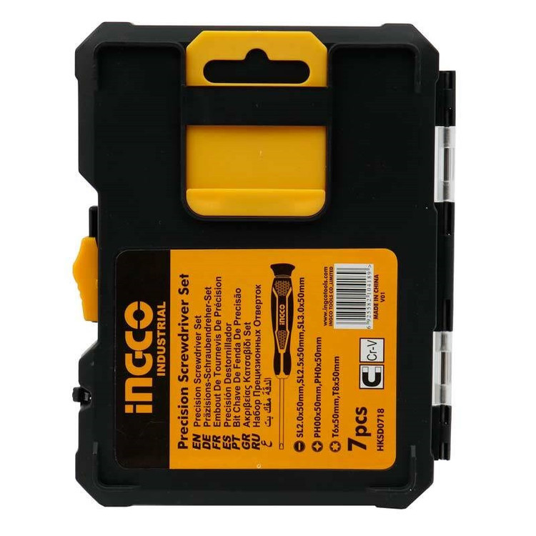 پیچ گوشتی ساعتی اینکو مدل HKSD-0718 بسته 7 عددی