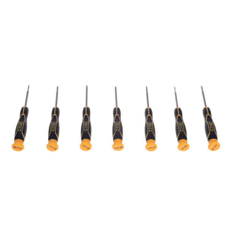 پیچ گوشتی ساعتی اینکو مدل HKSD-0718 بسته 7 عددی