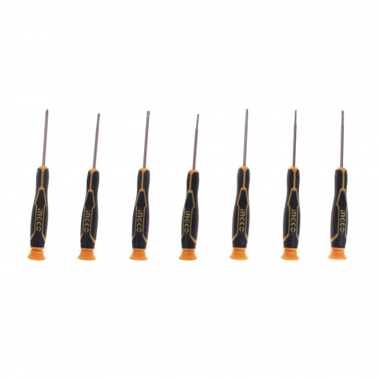 پیچ گوشتی ساعتی اینکو مدل HKSD-0718 بسته 7 عددی