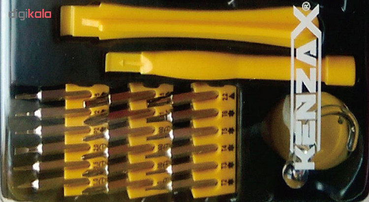 مجموعه 23 عددی پیچ گوشتی تعمیرات کنزاکس مدل KMR-123