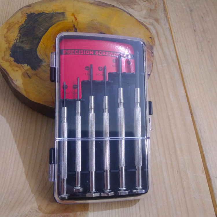 پیچ گوشتی ساعتی مدل pe-s بسته 6 عددی