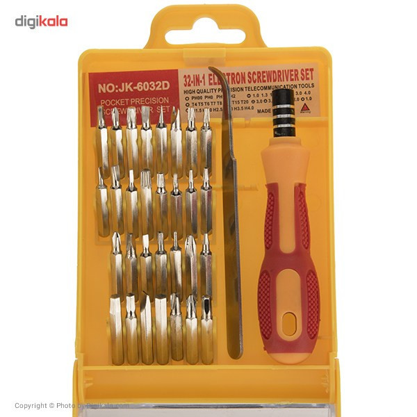 مجموعه 32 عددی پیچ گوشتی موبایلی Hoshe مدل JK-6032D