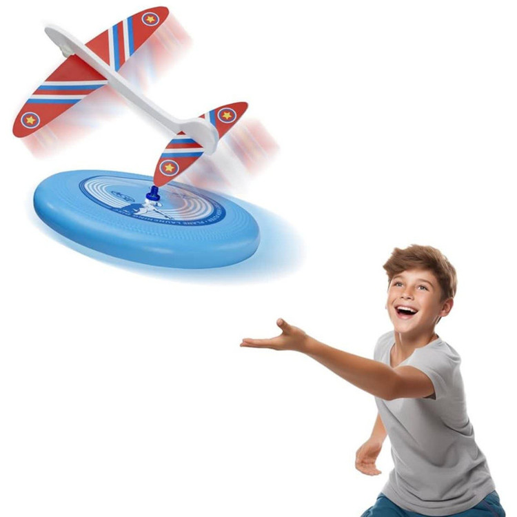 اسباب بازی ناب سل مدل دیسک و هواپیما مجموعه دو عددی کد FLYING DISCFRISBEE AIRCRAFT SPORTS 2IN1
