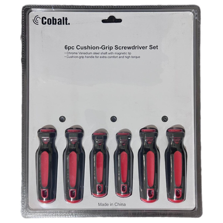 پیچ گوشتی کبالت مدل Cushion-Grip مجموعه 6 عددی