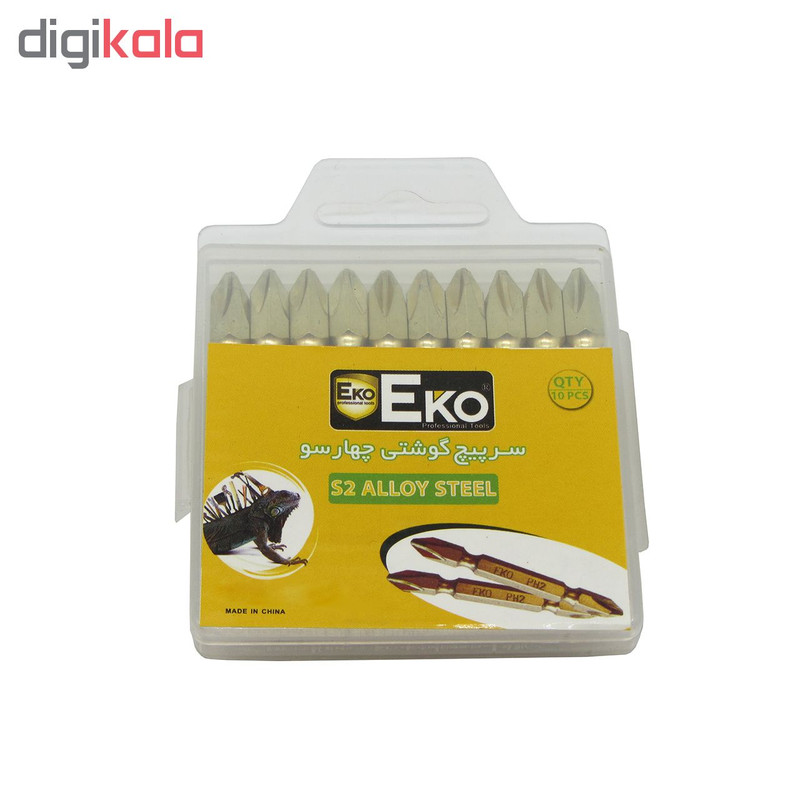 مجموعه 10 عددی سری پیچ گوشتی اکو مدل PH2