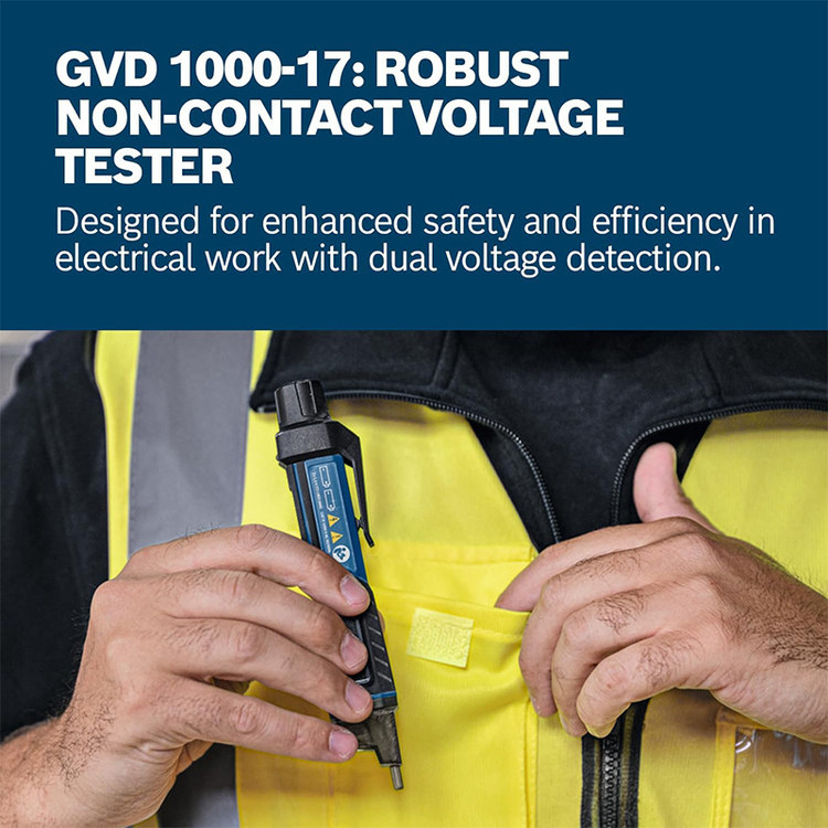 تستر ولتاژ غیرتماسی بوش مدل فوق حرفه ای GDV 1000-17 Professional