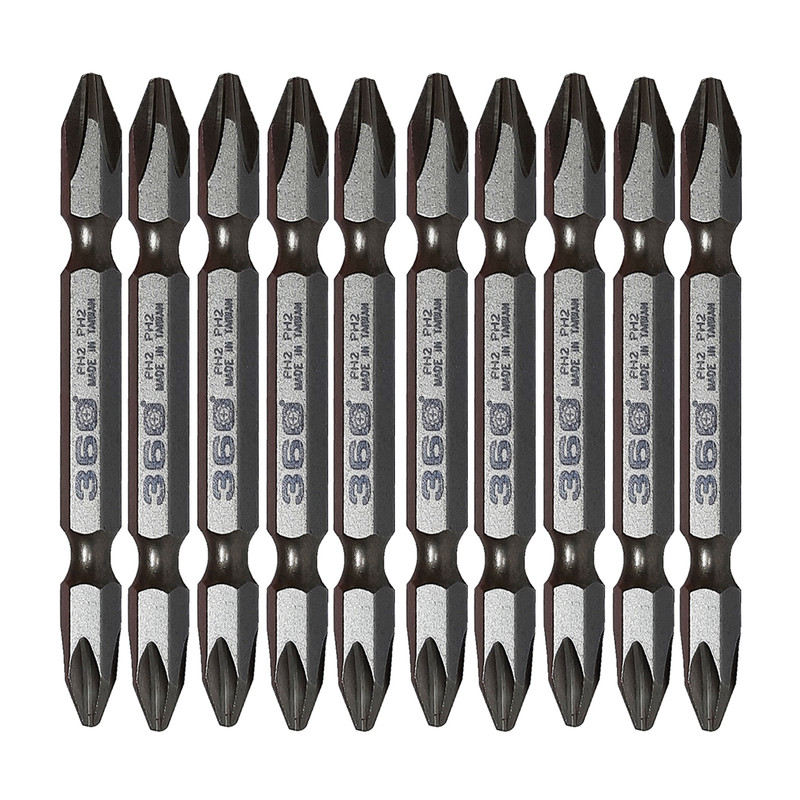 سری پیچ گوشتی دو سر چهار سو 360  مدل HT - 0036 مجموعه ده عددی