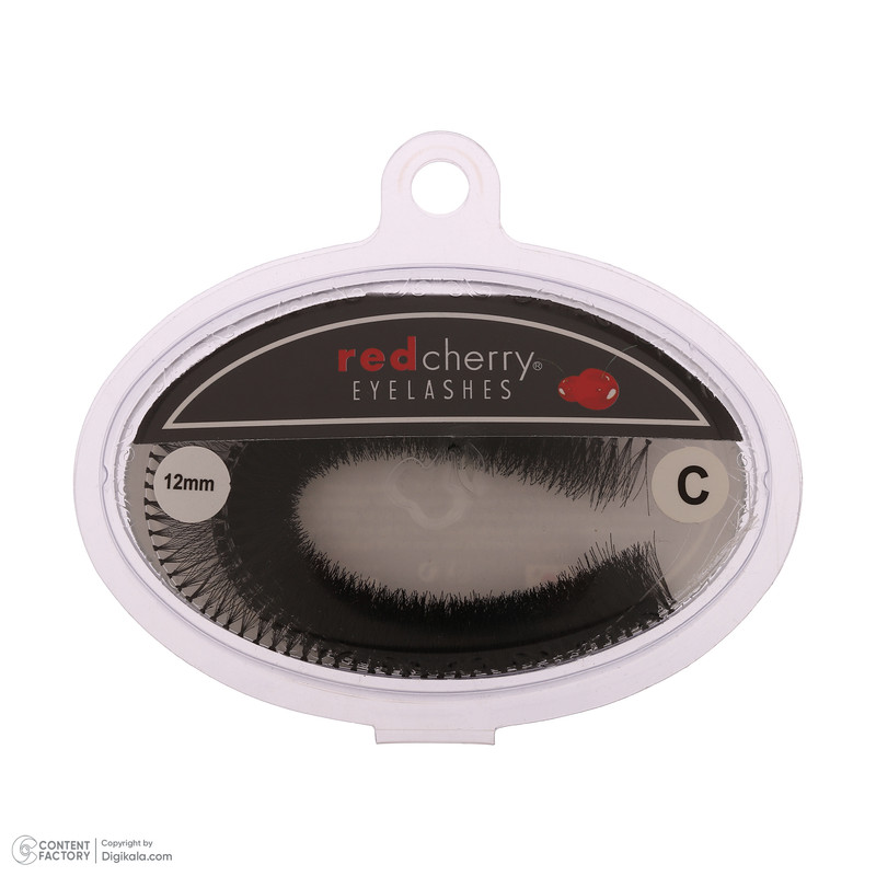 مژه مصنوعی رد چری مدل Classic Cluster Band کد 12 C بسته 10 عددی