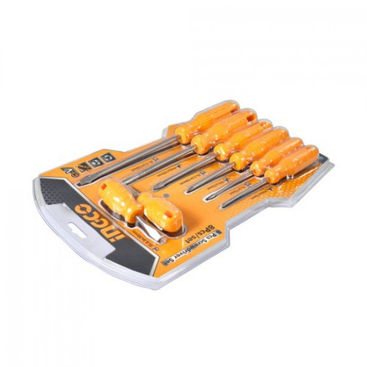 پیچ گوشتی اینکو مدل HK-SD-0858 مجموعه 8 عددی