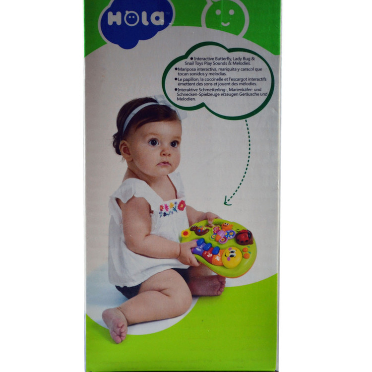 اسباب بازی موزیکال هولا مدل کرم ابریشم کد 927
