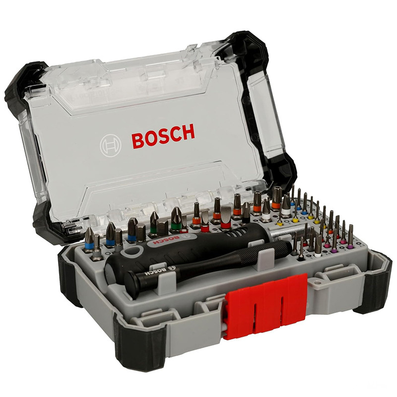 سری پیچ گوشتی بوش مدل فشار قوی کد BOX 42 IMPACT CONTROL مجموعه 42 عددی