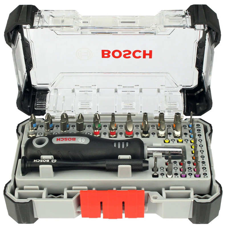 سری پیچ گوشتی بوش مدل فشار قوی کد BOX 42 IMPACT CONTROL مجموعه 42 عددی