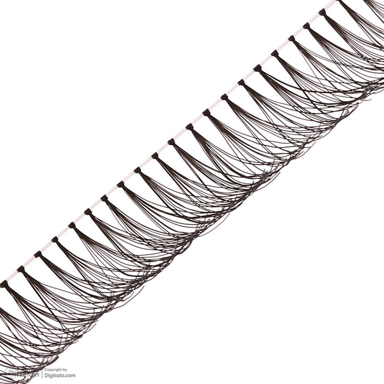 مژه مصنوعی رد چری مدل Classic Cluster Band کد 16 C بسته 10 عددی