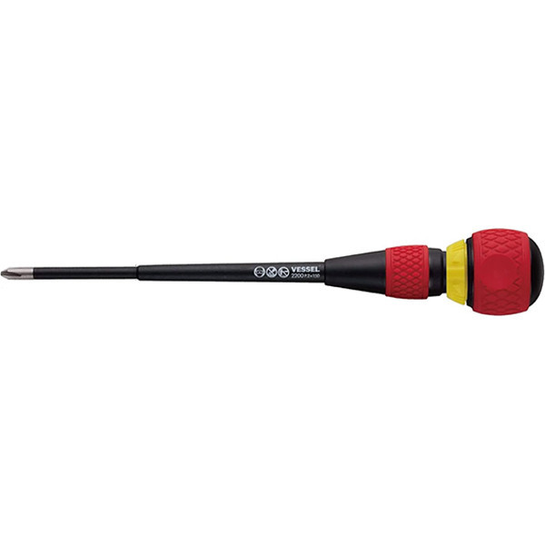 پیچ گوشتی چهارسو وسل مدل ballgrip2200(PH2x150) سایز 150 میلی متر