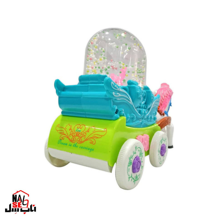 اسباب بازی ناب سل مدل کالسکه حباب دار موزیکال طرح Bubble Carriage with Horse