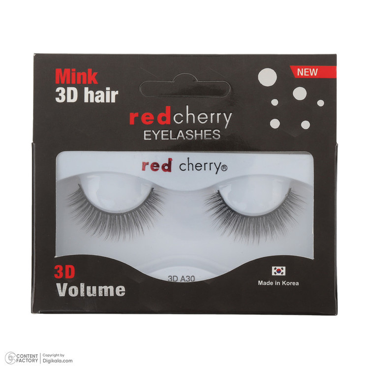 مژه مصنوعی سهبعدی رد چری مدل Mink 3D A30