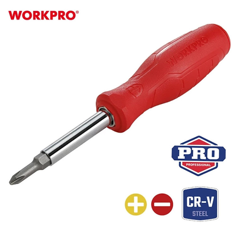 پیچ گوشتی دوسر ورک پرو مدل WP221066-6-IN-1