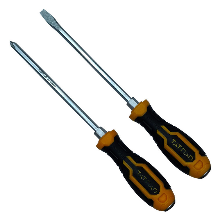 پیچ گوشتی ضربه خور دوسو و چهارسو تات ناد مدل TTR-2 مجموعه 2 عددی