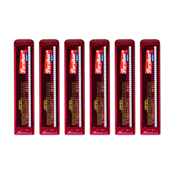 نوک مداد نوکی 0.7 میلی متری پارسیکار مدل JM334 کد AT-129-4 بسته 12 عددی
