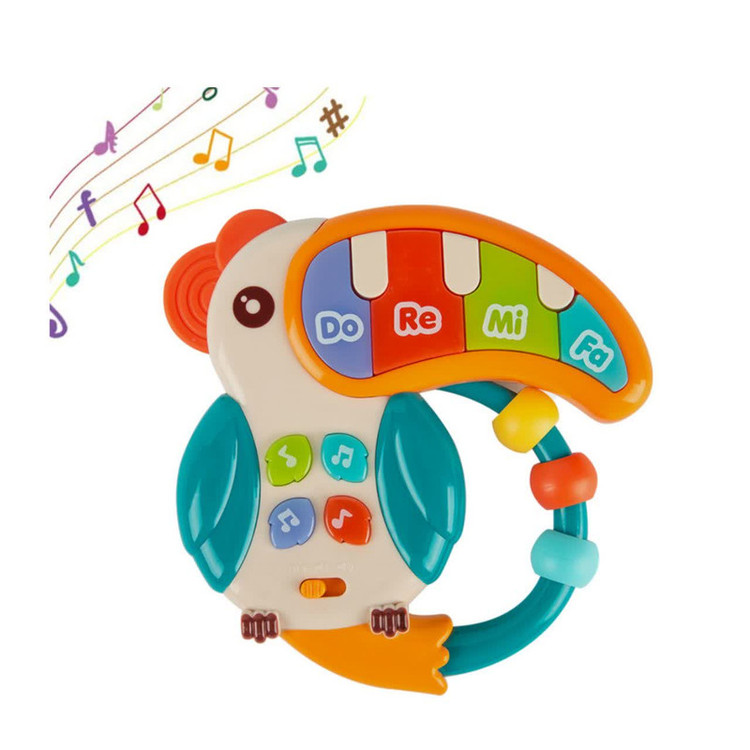 اسباب بازی ناب سل مدل ارگ و جغجغه موزیکال TOUCAN PIANO